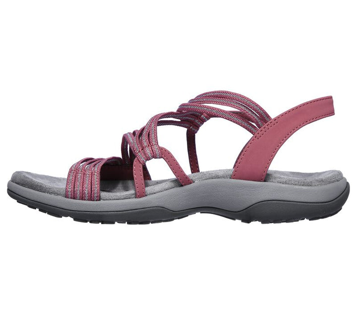 Easy wear women's slip-on sandals, ideal for everyday casual comfort. Cushioned lightweight summer footwear.