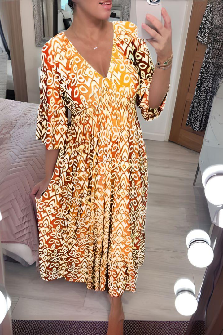 Versatile women's long wrap maxi dress, comfortable and elegant for any occasion from parties to casual wear.