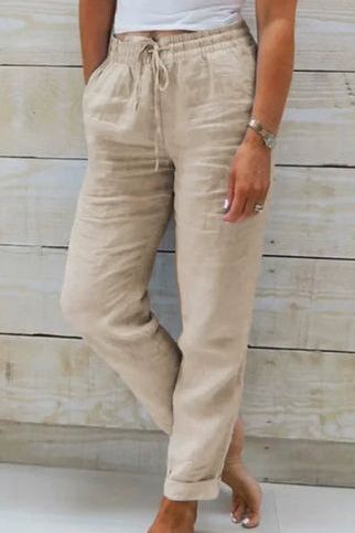 Relaxed fit flowy lounge pants for women, offering ultimate comfort and versatile casual fashion.