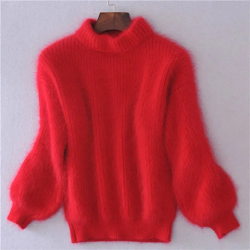 Warm & cozy women's pullover sweater. Soft long sleeve top for everyday comfort, ideal for fall & winter fashion.