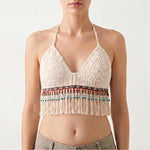 Beige Beaded