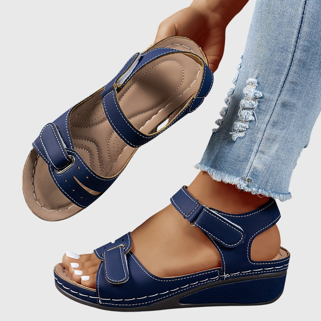 Everyday wear women's crystal fashion sandals, orthopedic comfort slip-ons with arch support & non-slip.