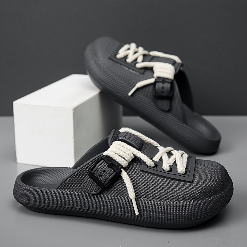 Easy slip-on women's Eclipse Laced Clogs. Comfortable, adjustable casual shoes.