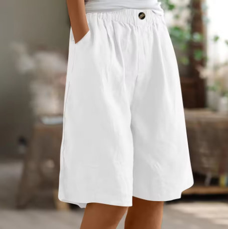 Essential women's summerwear shorts, providing all-day comfort for casual outings and vacations.