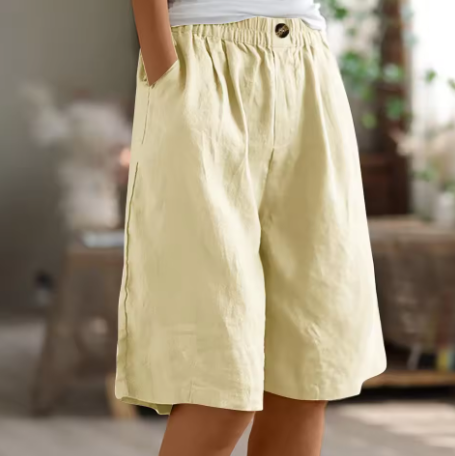 Casual women's summer shorts, offering ultimate comfort for relaxed beach days or everyday outings.