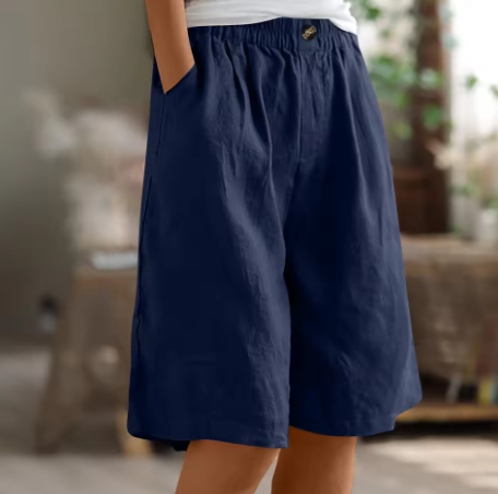 Lightweight and breathable women's summer shorts, perfect for warm weather comfort and casual style.