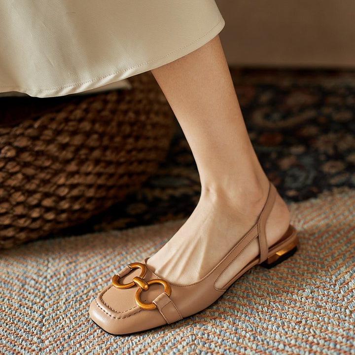 Women's versatile slingback flats, ensuring all-day comfort and chic style.