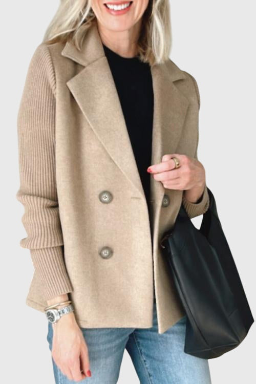 Sophisticated women's tailored blazer. A versatile elegant jacket for office, business casual & formal wear.