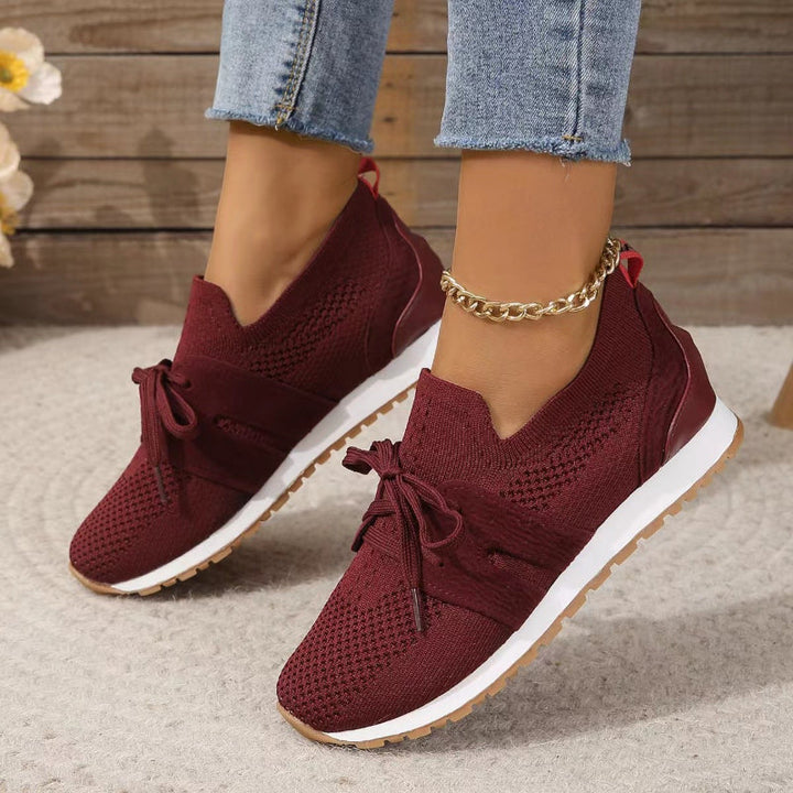 Women's comfortable orthopedic sneakers, ergonomic footwear offering support for walking, pain relief & daily style.