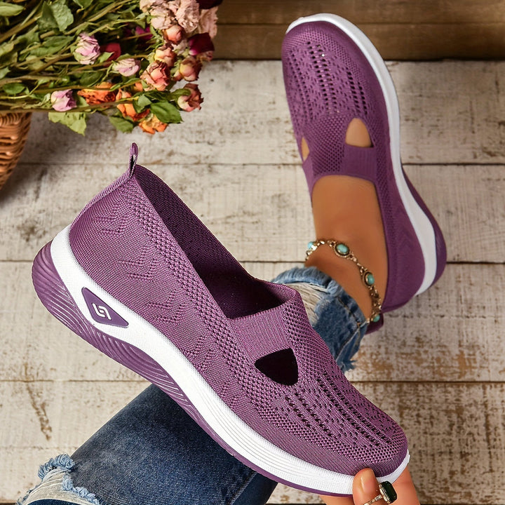 Comfortable women's daily wear sneakers, featuring ergonomic design & excellent arch support.