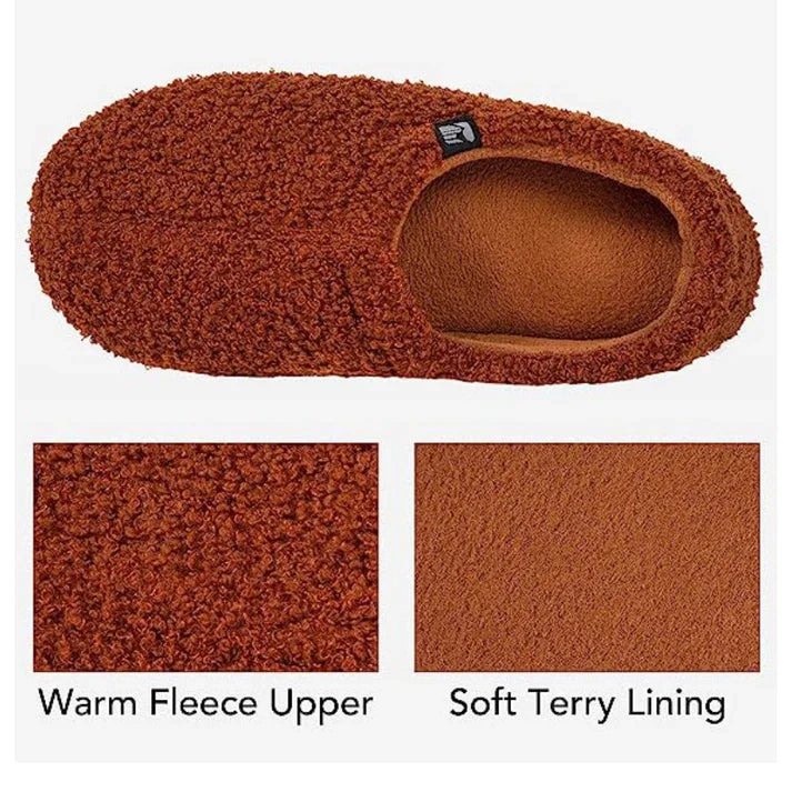 Durable & machine washable women's closed back indoor slippers, ensuring lasting freshness & comfort.