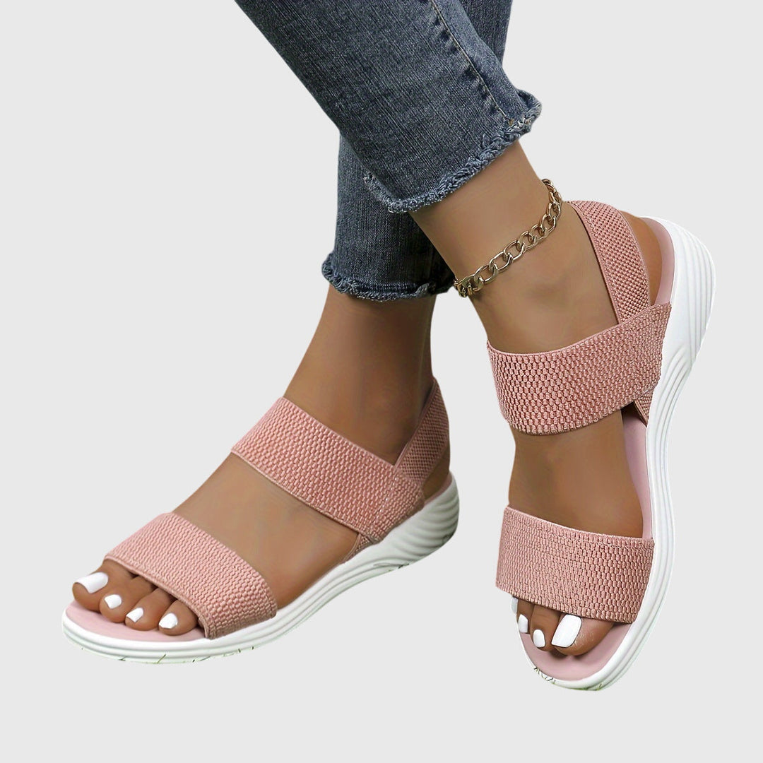 Women's summer footwear: adjustable orthopedic sandals providing excellent arch support.