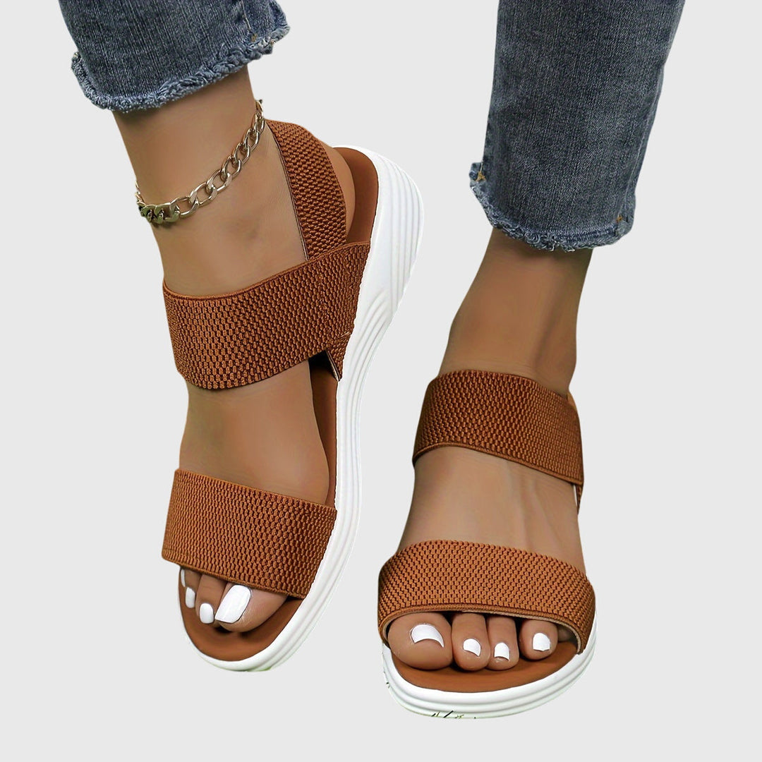Adjustable women's sandals with superior arch support, lightweight comfort for all-day wear.