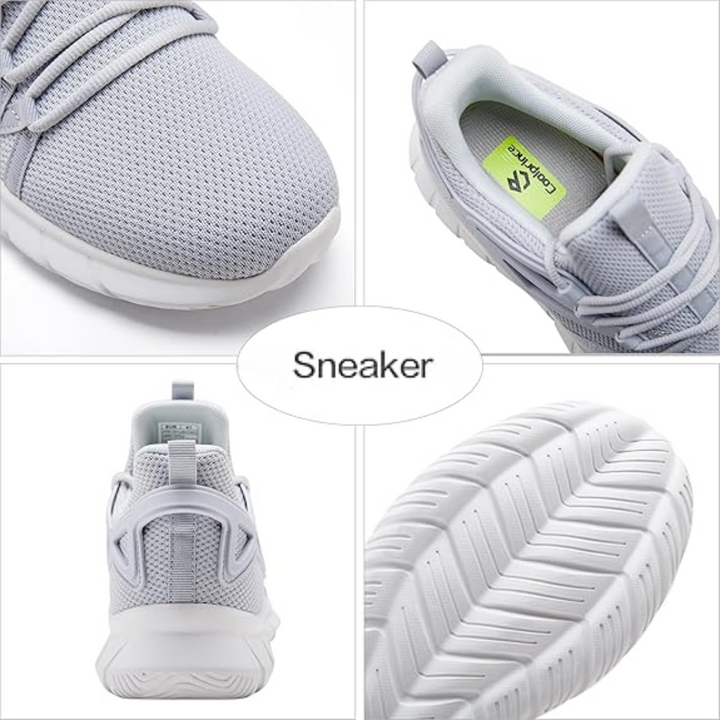 Durable women's comfort walking shoes, designed for easy slip-on wear and active daily use.