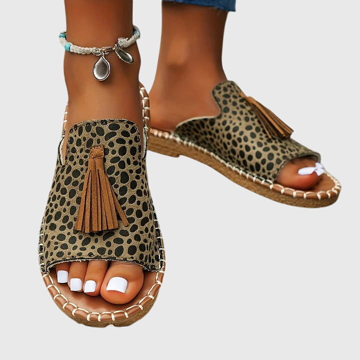 Cushioned Lorraine orthopedic sandals for women, providing ultimate comfort & foot support.