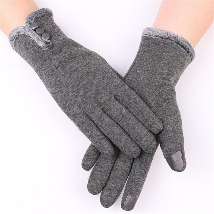 Keep warm with Elise luxury touchscreen winter gloves. Soft cashmere blend for women.