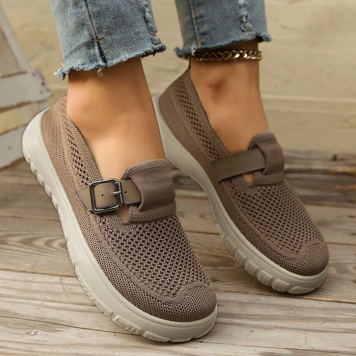 Elegant slip-on Monaco loafers for women, offering ergonomic design & comfort.