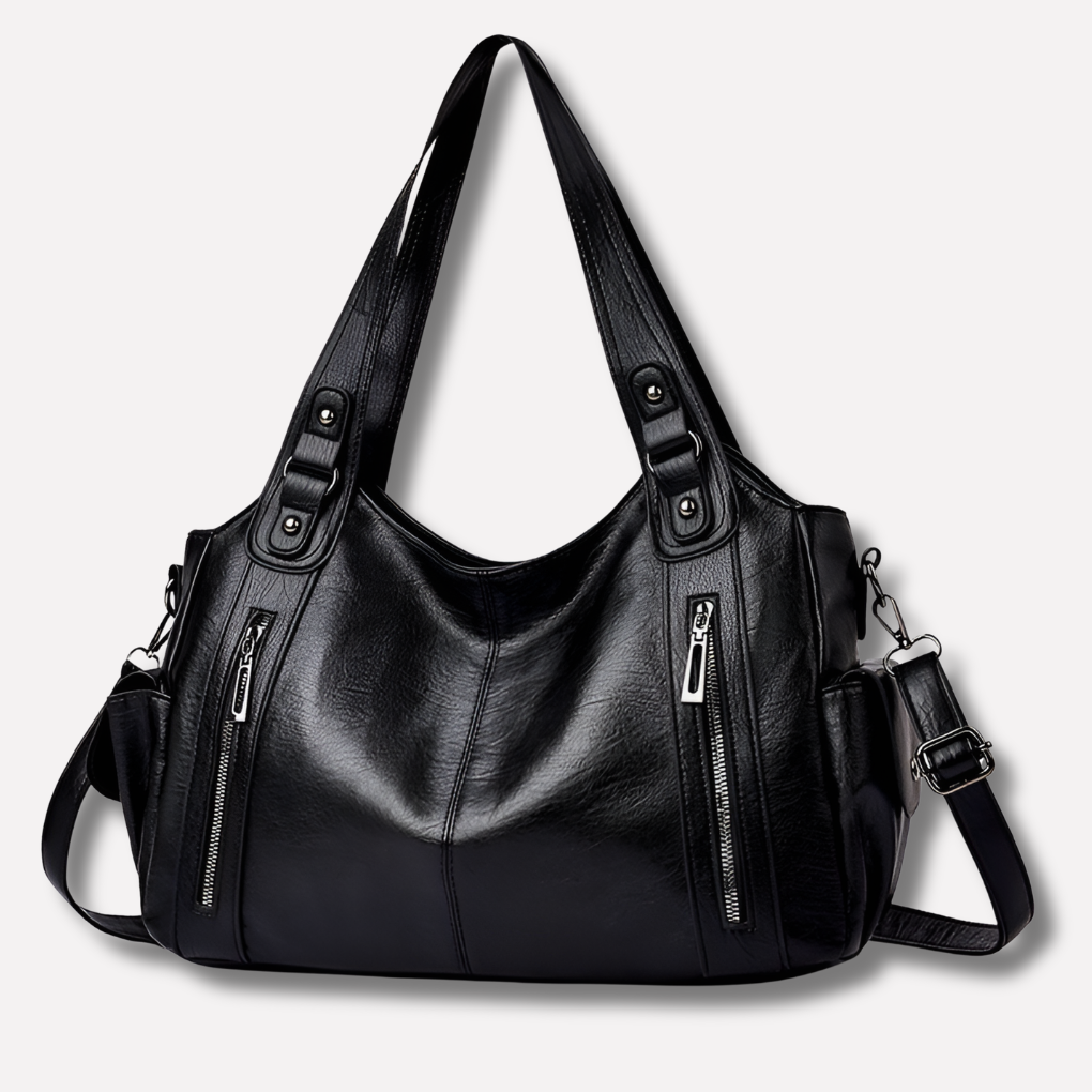 Elegant women's everyday carry bag featuring multi-compartment design; a functional and fashionable choice.