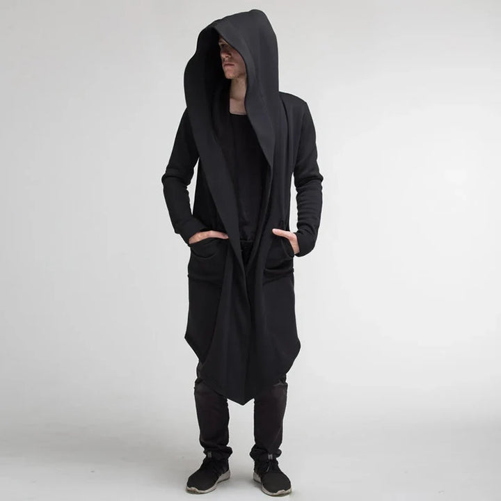 Women's Nightfall Draped Hooded Coat, a stylish and versatile outerwear piece for fall and winter fashion.