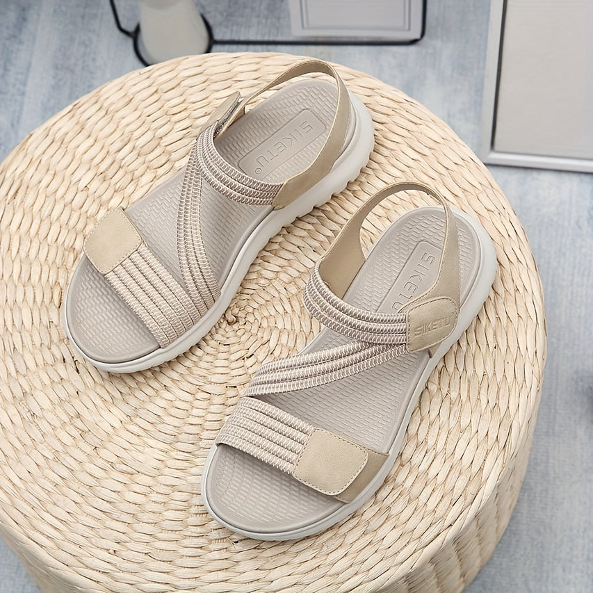 Supportive women's sandals designed to relieve plantar fasciitis & foot pain.