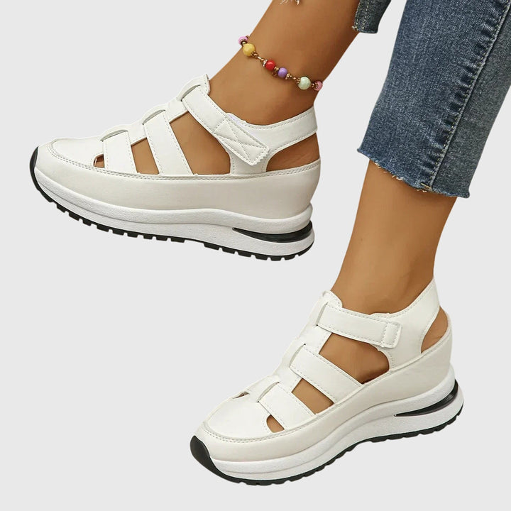 Adjustable arch support women's sandals, orthopedic for all-day comfort & stability.