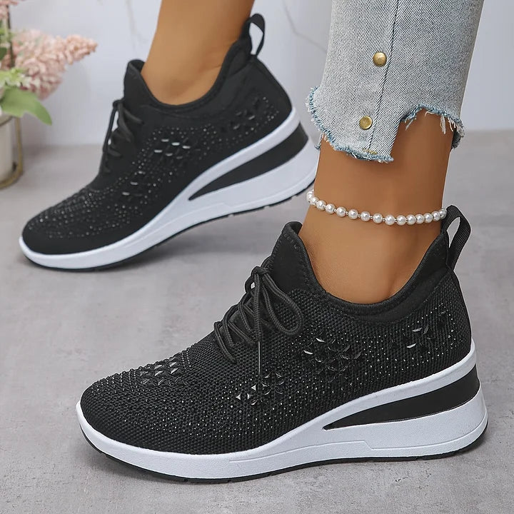 Premium women's orthopedic walking shoes, providing superior pain relief & support.