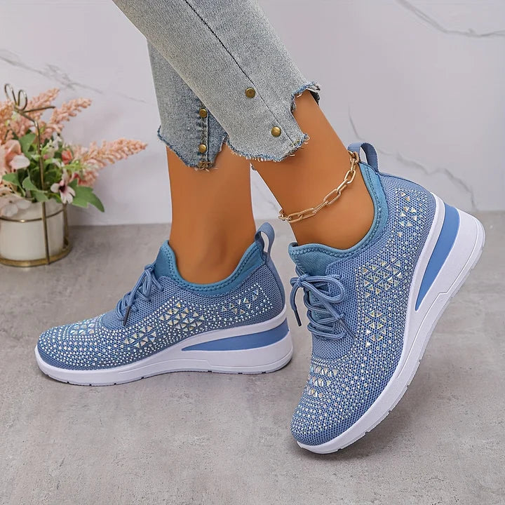 Women's versatile orthopedic sneakers, great for walking, casual wear & pain relief.