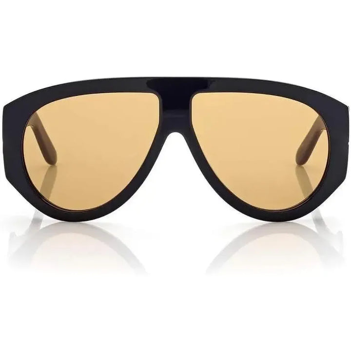 Fashionable women's oversized aviator sunglasses, comfortable & offering complete UV protection.