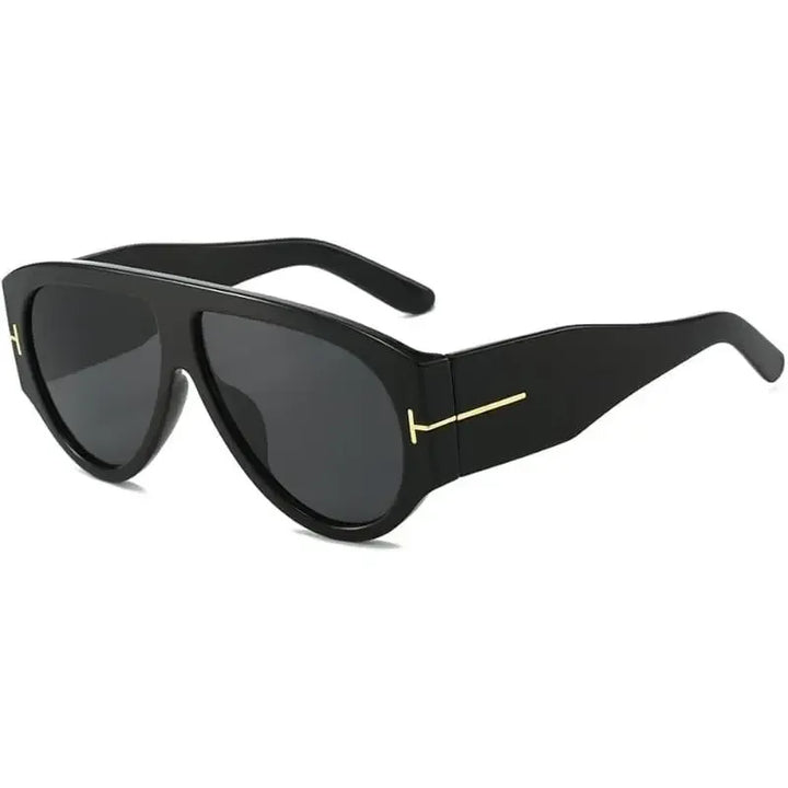 Elegant women's oversized aviator sunglasses, perfect for any look, with premium UV protection.