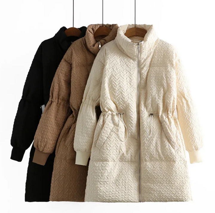 Women's fashion winter jacket, plus-size & stylish puffer.