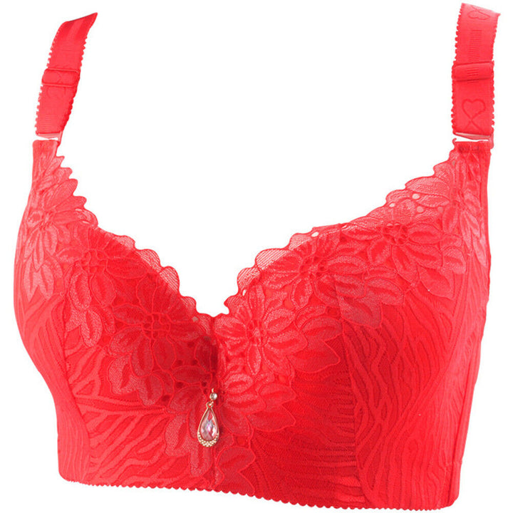 Plus-size minimizer bra for women, offering full coverage and a smooth, reduced silhouette.