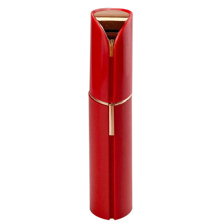 Compact, portable electric facial hair remover. Sleek design for discreet, on-the-go women's grooming.