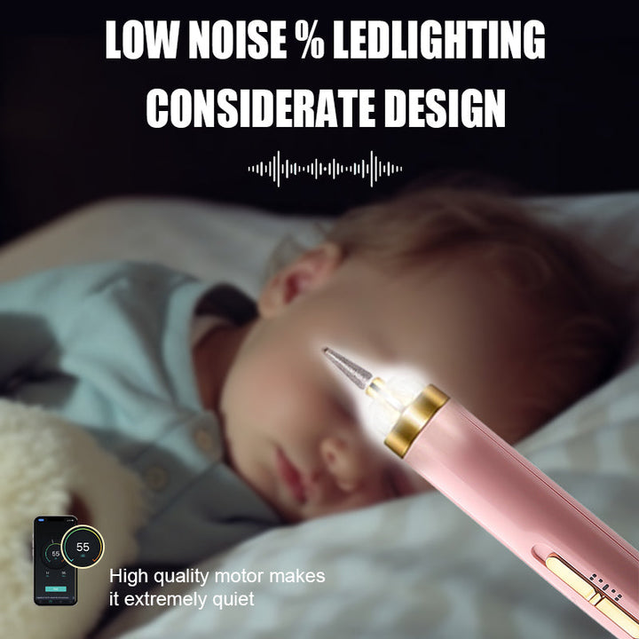 Achieve salon-quality nails at home with this women's portable electric nail buffer & light.
