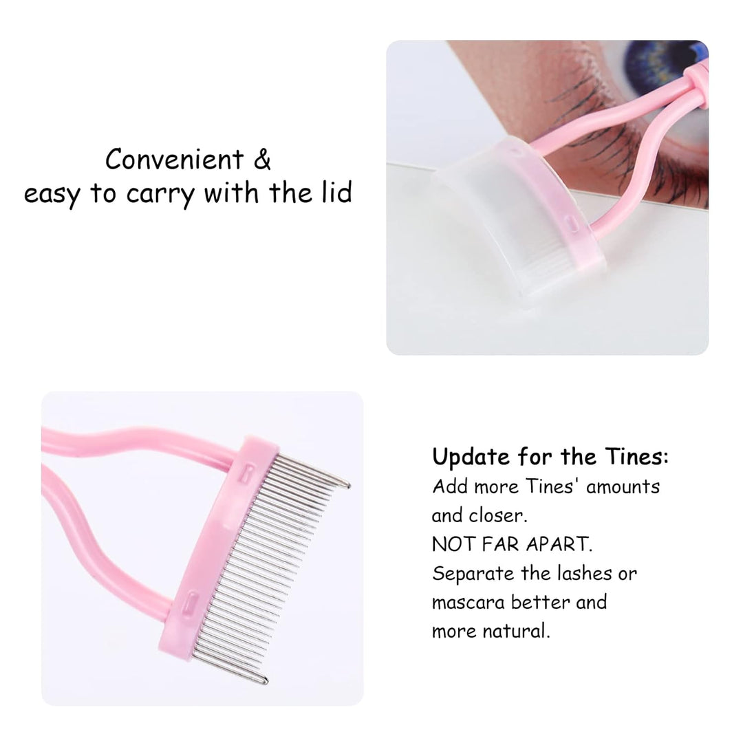 Expert precision eyelash comb & lash separator for stunning, separated eye makeup.