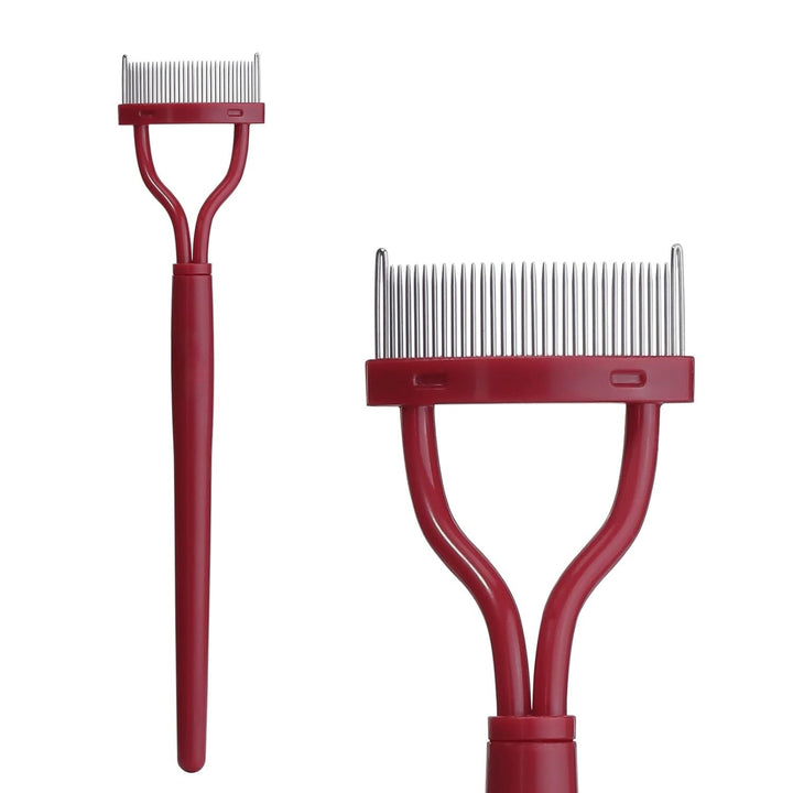 Professional-grade eyelash comb & separator for beautiful, clump-free, fanned lashes.
