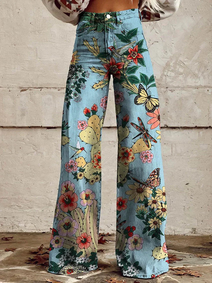 Women's relaxed fit casual pants, versatile for everyday fashion.