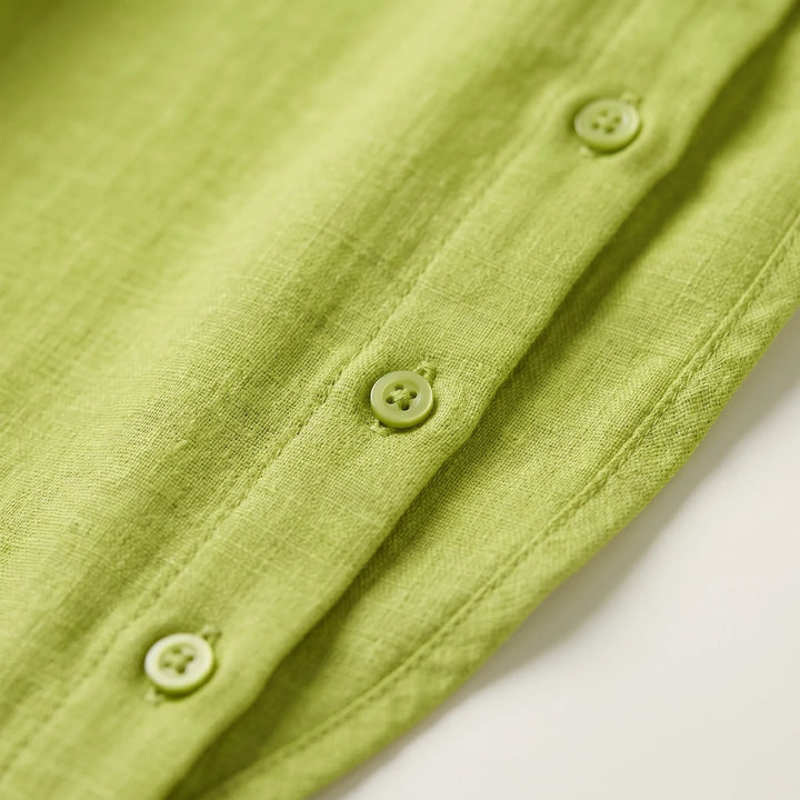 Relaxed fit long sleeve blouse for women, great for spring and summer fashion. Solid color.