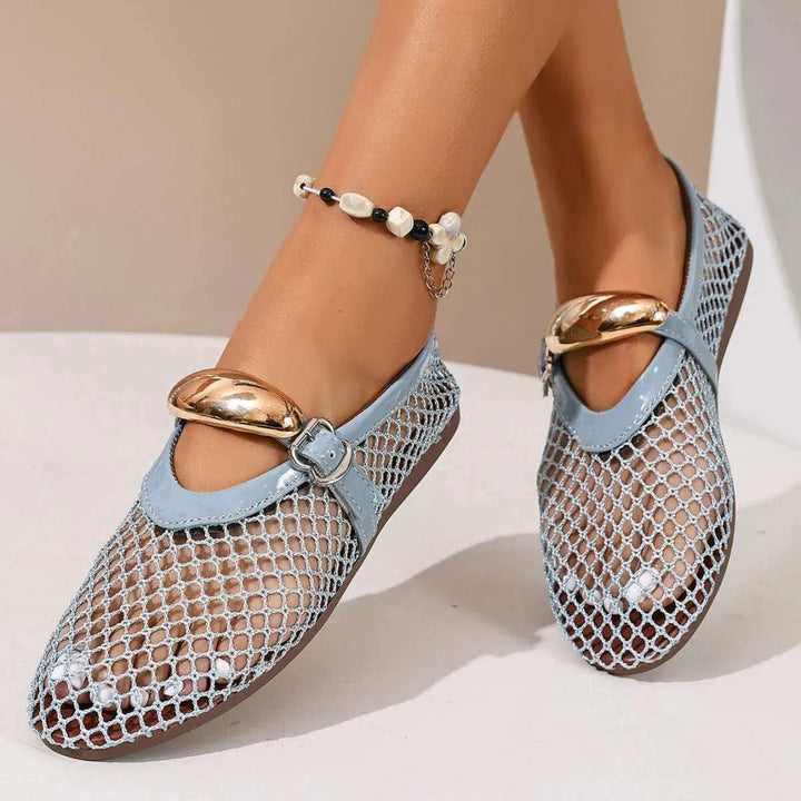 Breathable Rosavelle women's ballet flats, mesh design for spring/summer comfort.