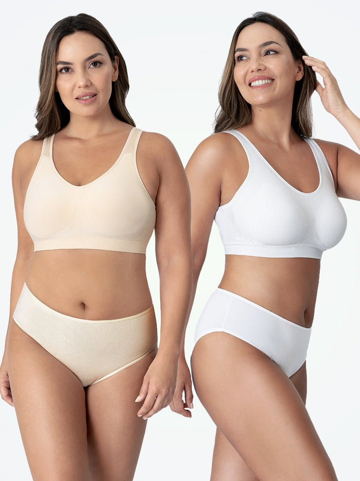 Women's shapewear sports bra, seamless construction, perfect for active comfort.