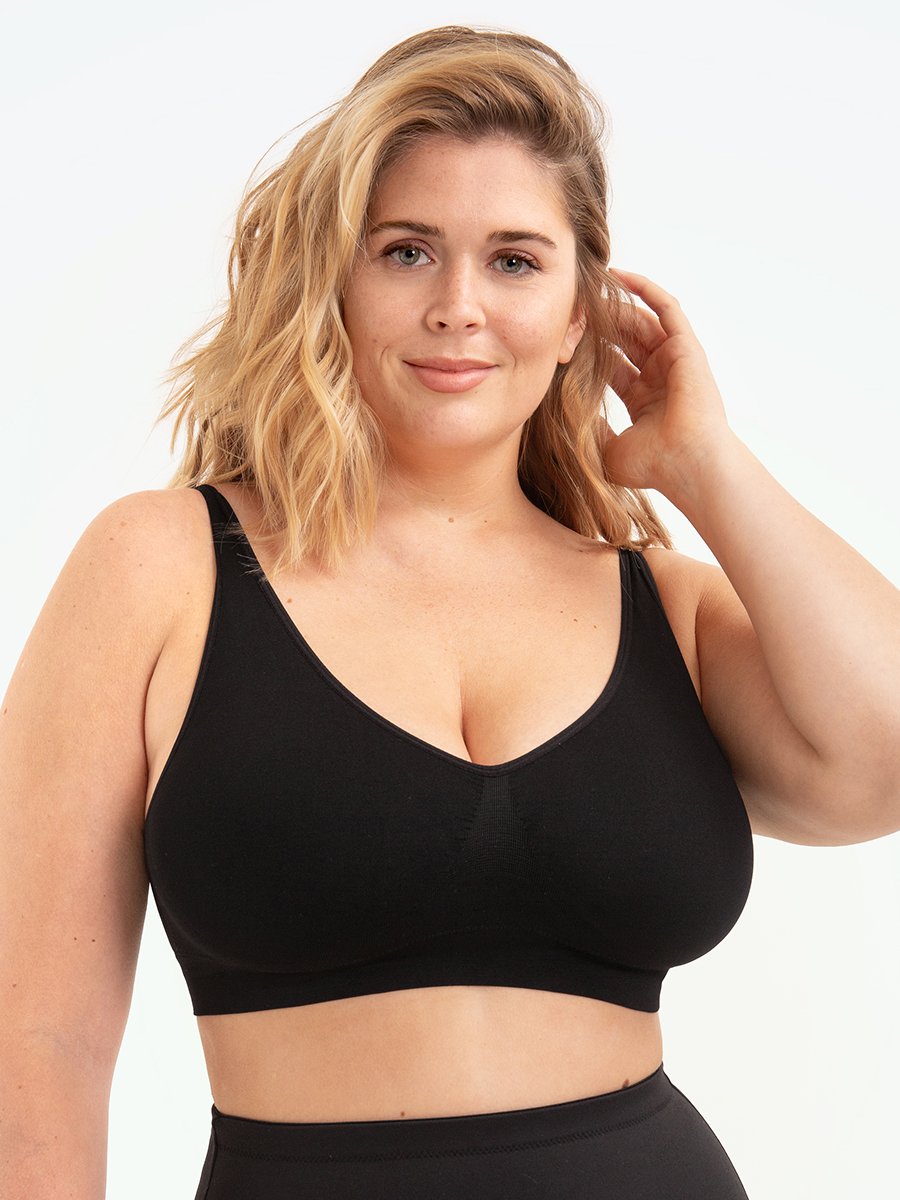 Wire-free seamless shapewear bra for women, designed for supreme comfort & fit.