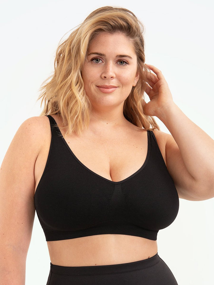 Wire-free seamless shapewear bra for women, designed for supreme comfort & fit.