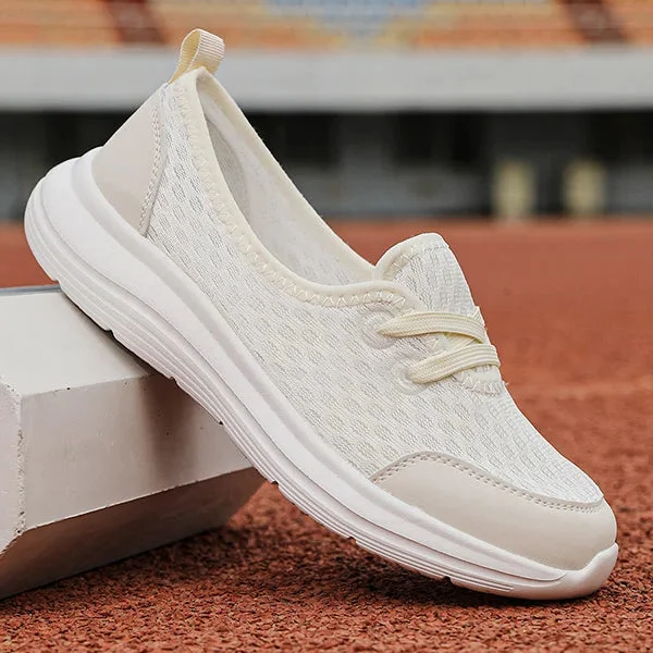 Slip-resistant soft sole of women's comfort shoes, offering excellent grip & orthopedic arch support.