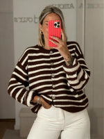 Dark Brown/White