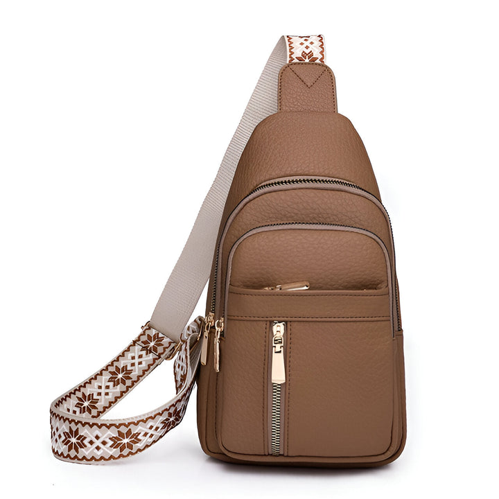 Secure women's anti-theft travel sling backpack with RFID blocking, a smart everyday carry solution.