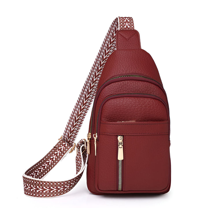 Chic women's anti-theft sling backpack, versatile crossbody style with RFID protection for security.