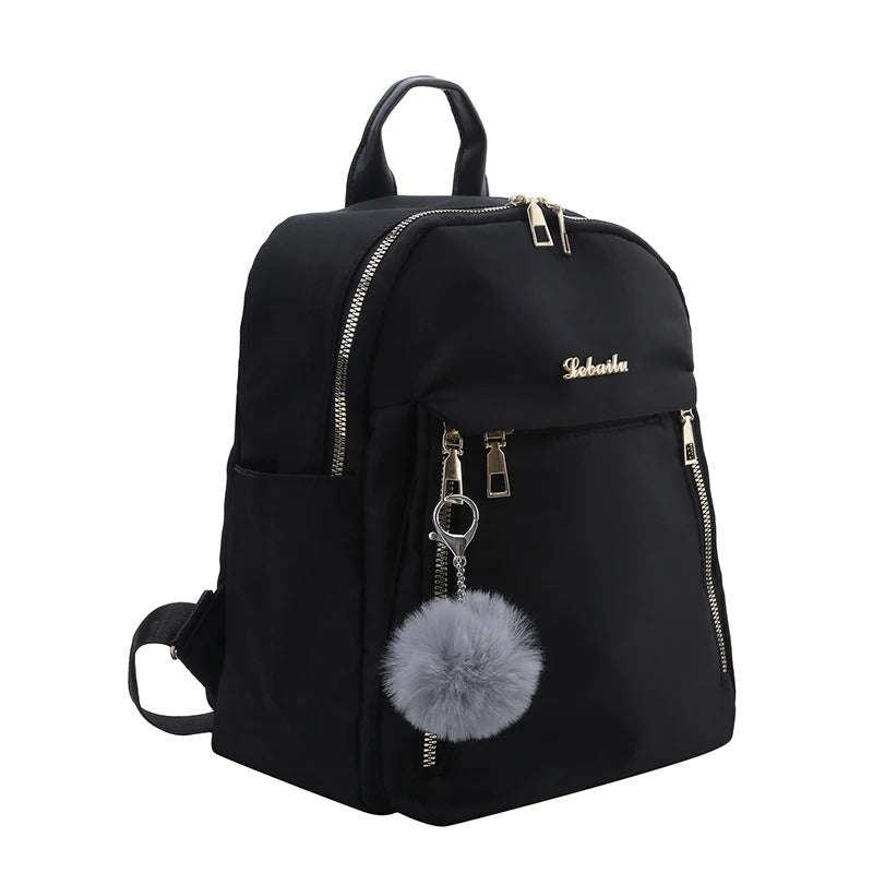 Versatile women's PU leather travel and shoulder backpack, ideal for casual and daily fashion needs.