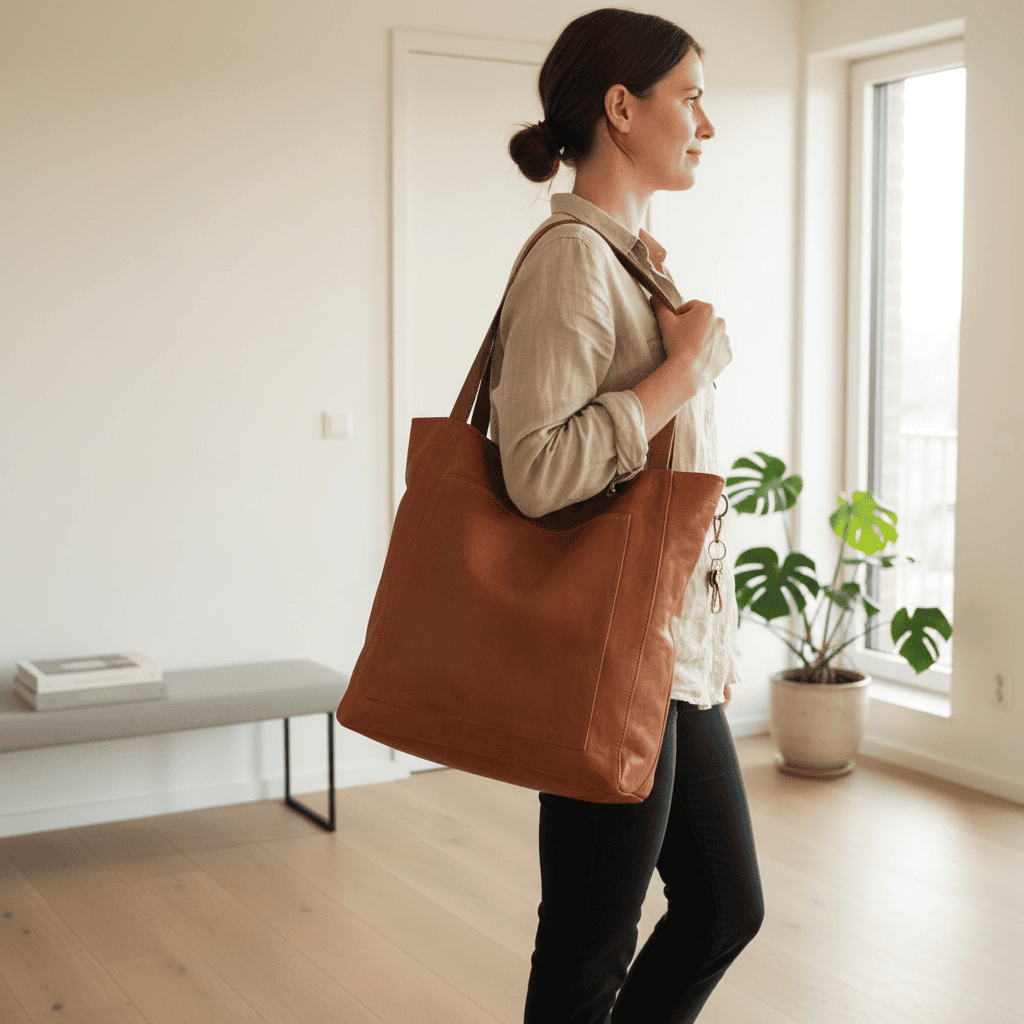Elegant women's everyday crossbody bag, perfect for daily essentials & travel. Stylish & versatile shoulder purse.