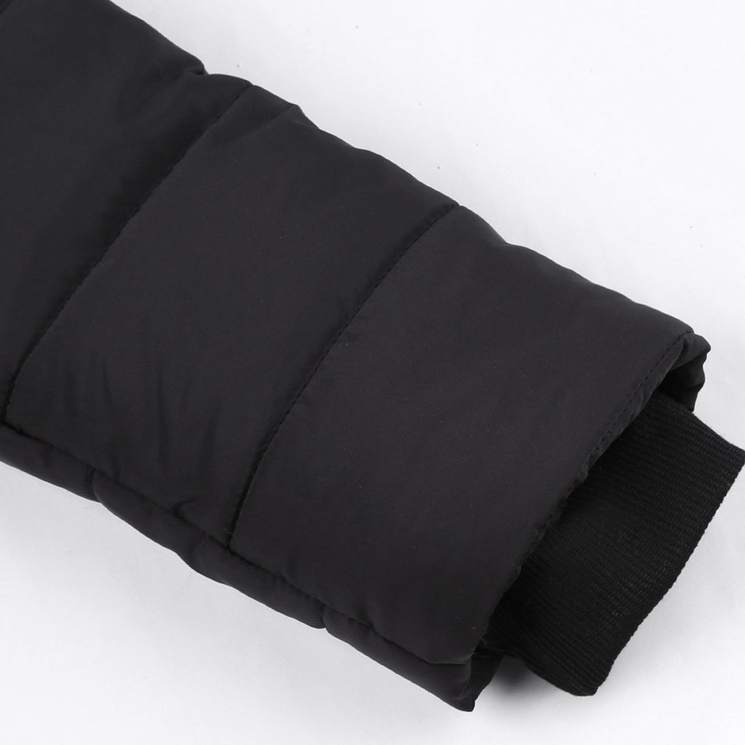 Cozy women's padded winter jacket, perfect for staying warm and chic in cold weather.