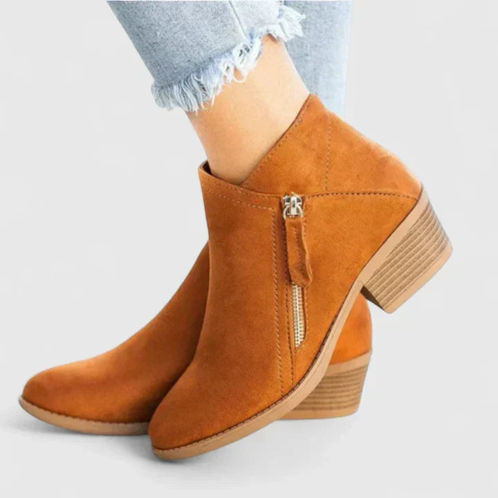 Soft lining inside women's comfortable waterproof boots, offering warmth and support for all-weather wear.