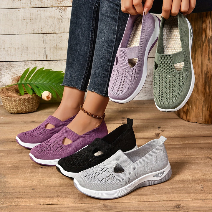 Women's supportive slip-on comfort shoes for easy daily wear & walking.
